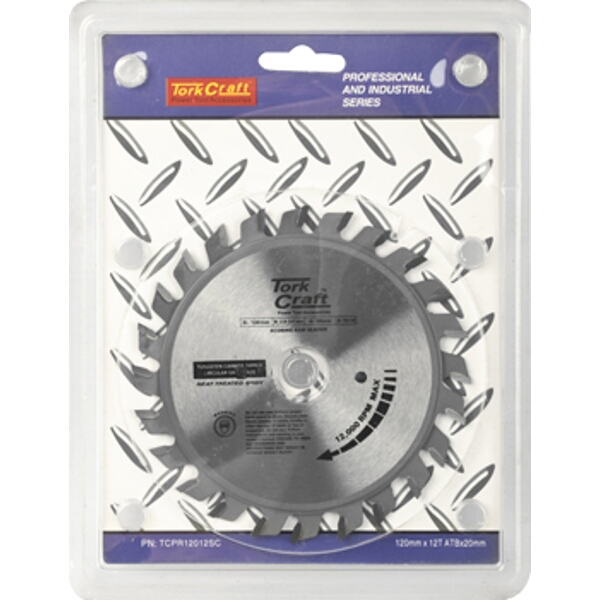 Tork Craft Blade TCT Scoring 120X12T 20mm 2.8-3.6mm Professional Industrial