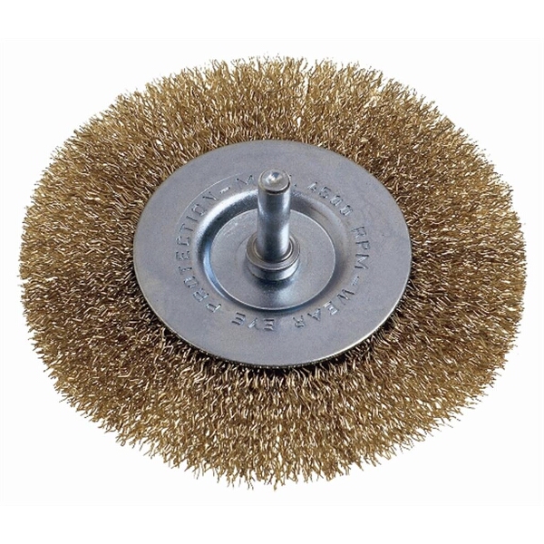 Tork Craft Wire Wheel Brush 63mm X 6mm Shaft Blister