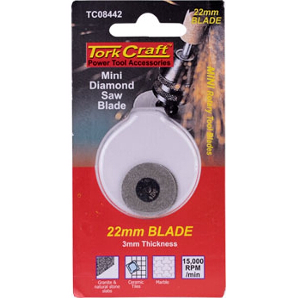 Tork Craft Mini Diamond Saw Blade 22mm