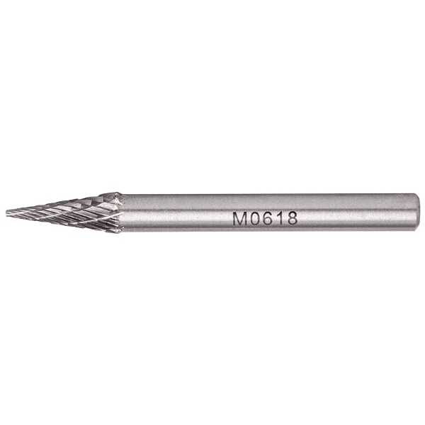 Tork Craft Rotary Burr Tungsten 6x18x6mm Conical Straight