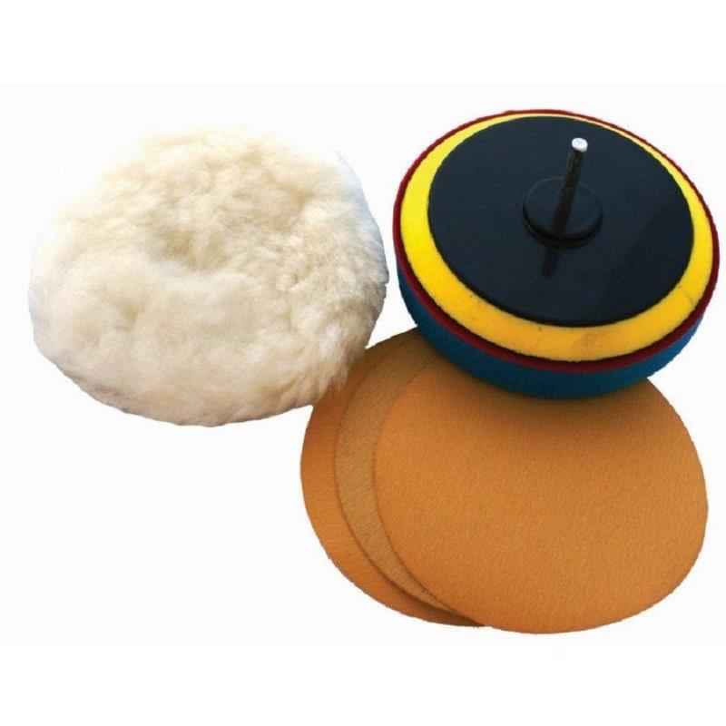 Sanding & Polishing Kit 125mm 5″ with 400-600 And 800 Grit