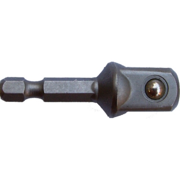 Tork Craft Socket Adaptor 1/4″M Sq x 50mm 1/4″M Hex Shank Carded