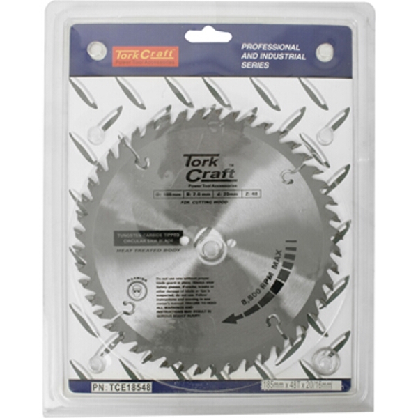 Tork Craft Blade TCT Euro Tip 185 X 48T 20/16mm Professional