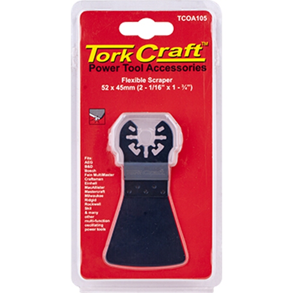 Tork Craft Quick Change Flexible Scraper 52X45mm(2-1/16″X1-3/4″)
