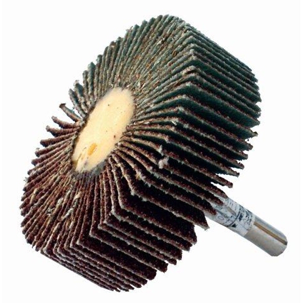 Tork Craft Flap Wheel 60 X 30 X 6mm Shaft 60 Grit Per Each (14 Per Box)