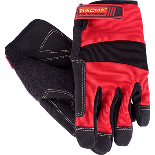 Tork Craft Work Glove All Purpose Red With Touch Finger – L