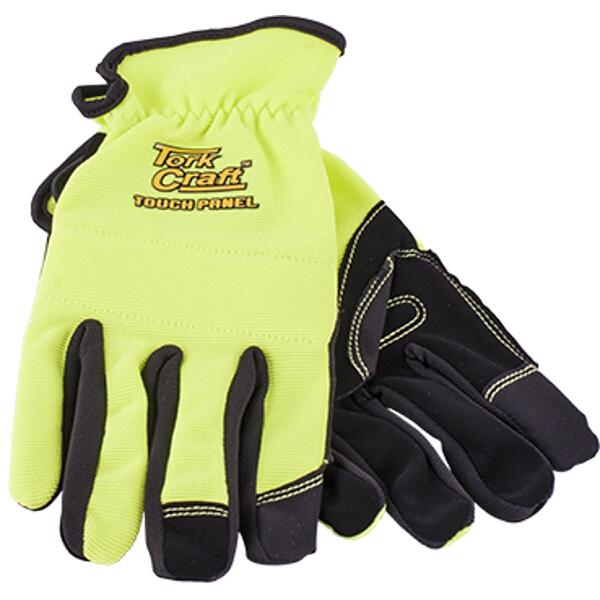 Tork Craft Glove Yellow With Pu Palm  – Multi Purpose – XL