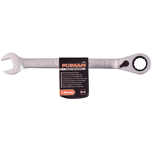 Fixman Reversible Combination Ratcheting Wrench 13mm