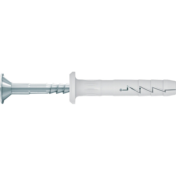 Rawlplug Nyl Hammer-In Fixing 5X50mm + Csk Head X100 -Box