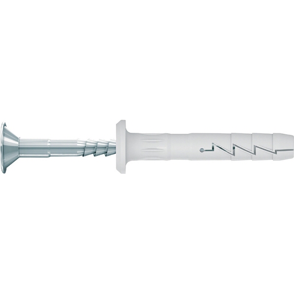Rawlplug Nyl Hammer-In Fixing 8X60mm + Csk Head X100 -Box