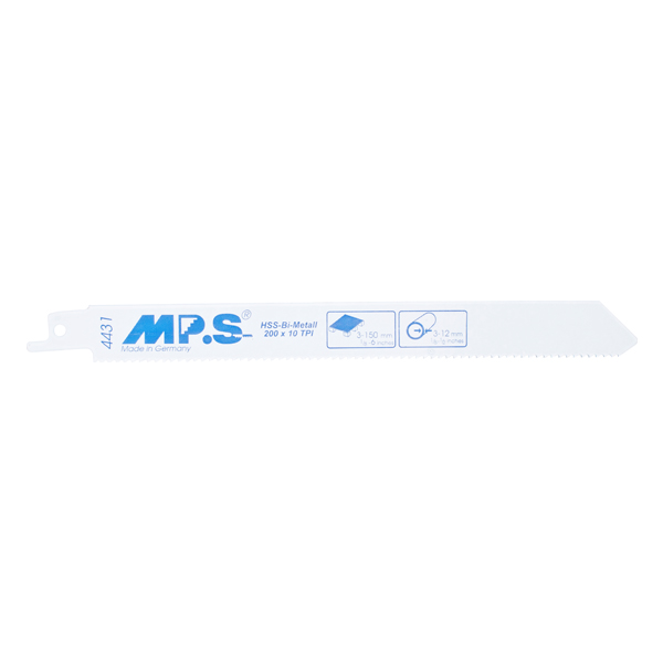 MPS Sabre Saw Blade 10Tpi 200 X 180mm Metal 2/Pk