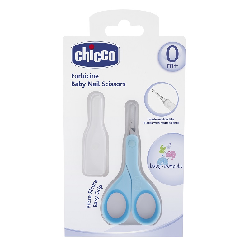 Chicco – Baby Nail Scissors – Blue