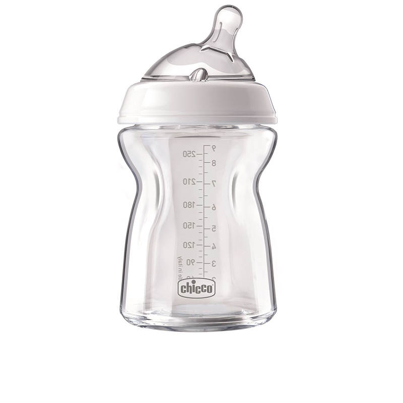 Chicco – Natural Feeling Glass Bottle 0 Month+ – 250ml