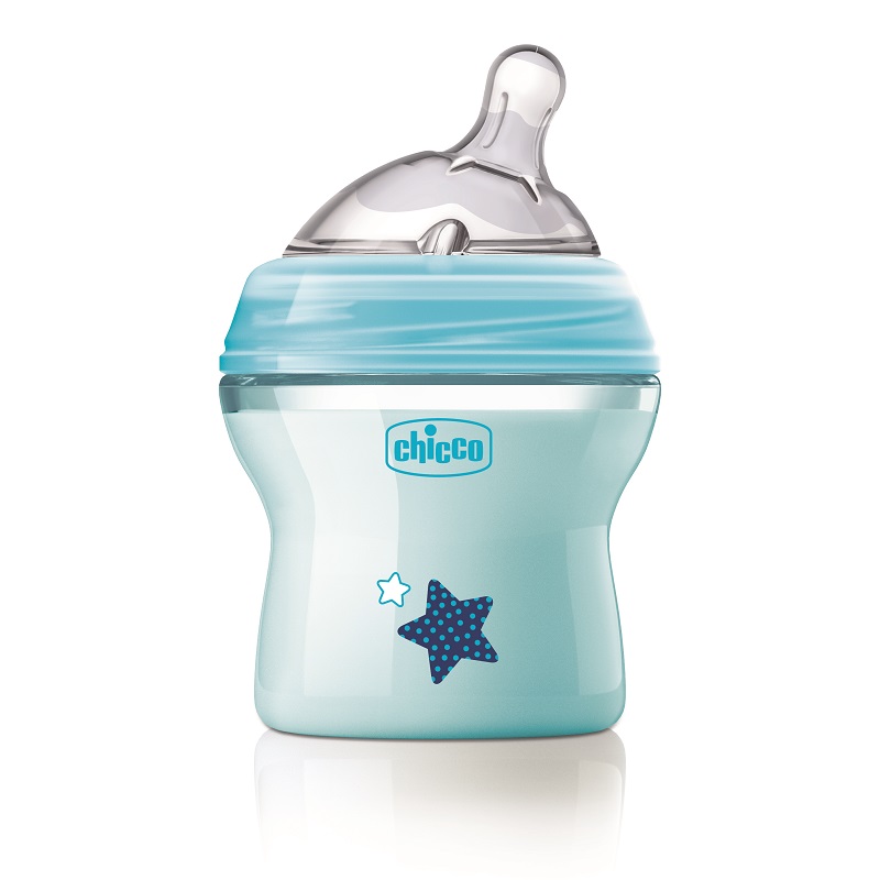 Chicco – Natural Feeling Coloured Bottles – 150ml – Blue