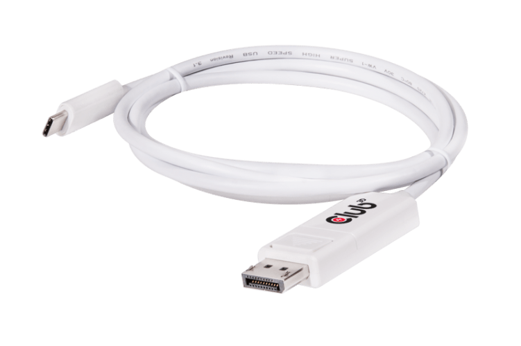 Club 3D Usb3.1 Type-C Cable To Dp 1.2 Uhd 4K60Hz 1.2M