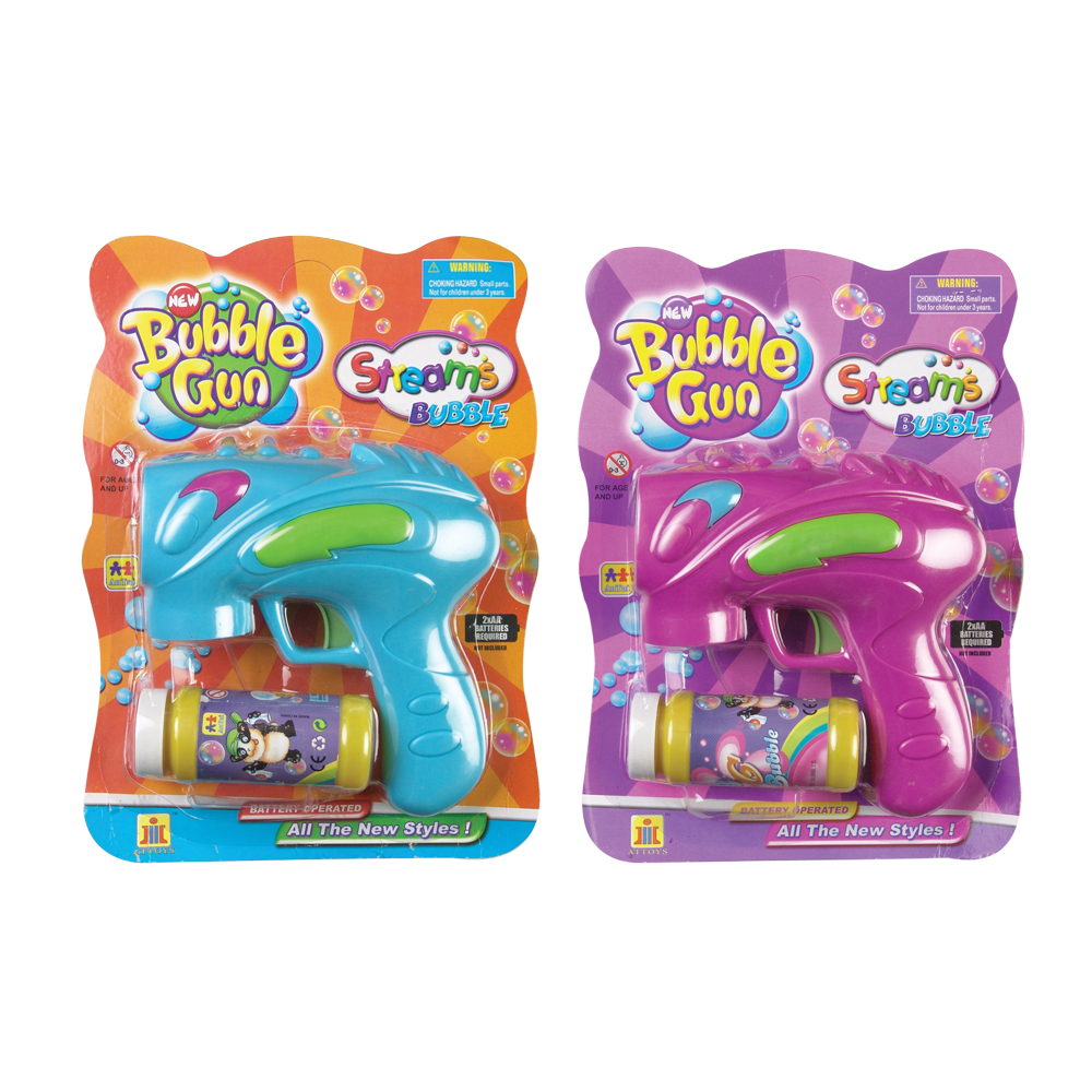 Bubble Blowing Gun – 28.5 x 21cm (Set of 2) Blue & Purple