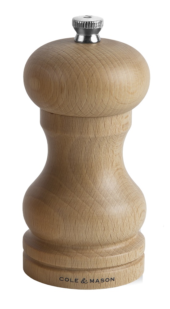 Cole & Mason Precision Beech Capstan Salt Mill