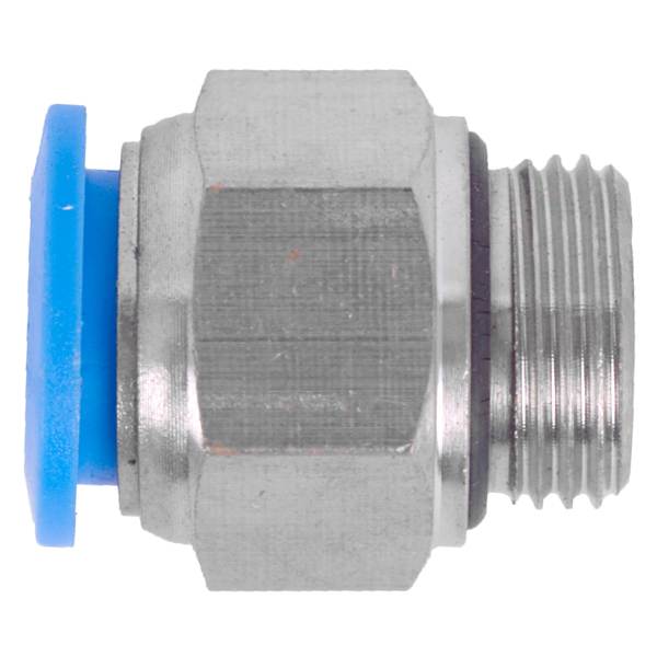 Aircraft Pu Fitting Str. Stud W/O-Ring 12mm-3/8″ M