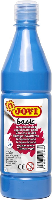 JOVI Basic Liquid Poster Paint 500ml – Cyan Blue