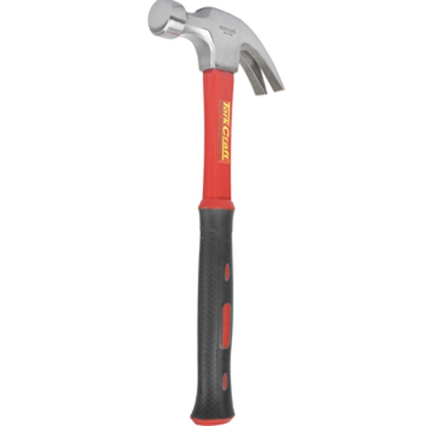 Tork Craft Hammer Claw 570G (20Oz) Fibreglass Handle 295mm & Full Pol Head