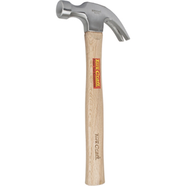 Tork Craft Hammer Claw 570G (20Oz) Wooden Handle 280mm & Full Pol Head