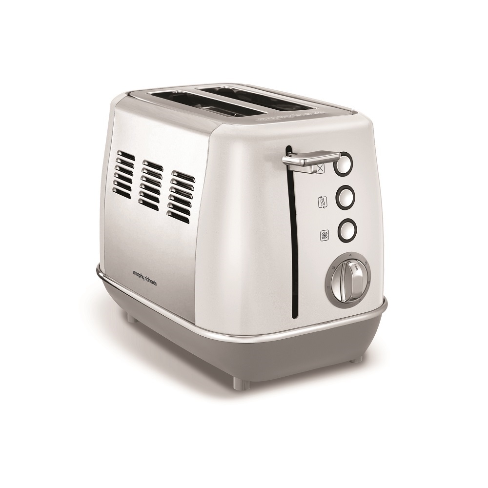 Morphy Richards – Toaster 2 Slice Stainless Steel White – 900W “Evoke”