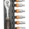 Groz Socket Set Hex 1/4 Inch Drive – 9 Piece (4mm – 10mm) Groz Socket Set Hex 1/4 Inch Drive – 9 Piece (4mm – 10mm)