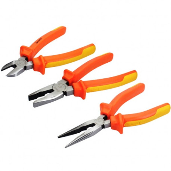 Groz Plier Set  – 3 Piece Bundle – VDE Standards