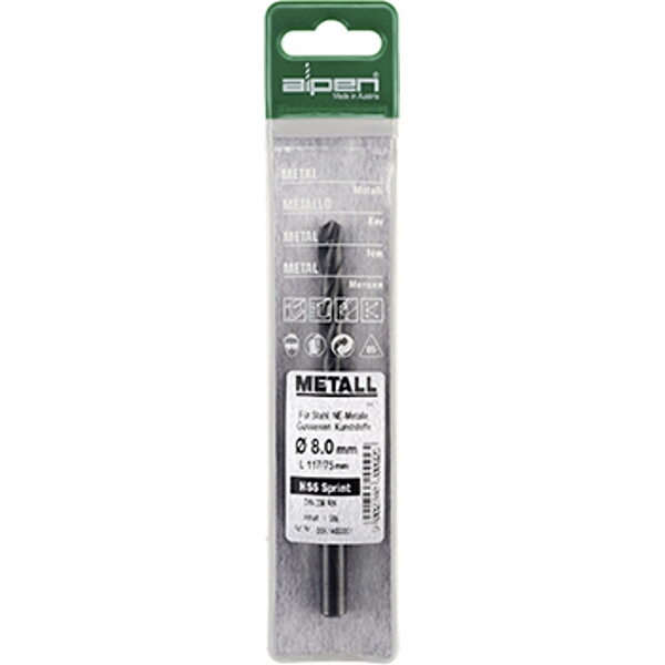 Alpen Hss Sprint Drill Bit 9.2mm 1/Pack