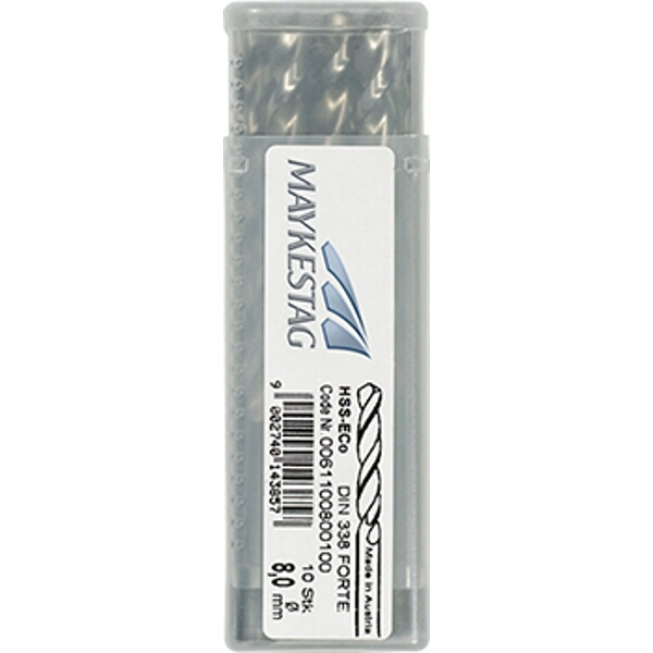 Alpen Drill Bit Cobalt 10.5mm Standard Length