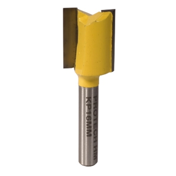 Pro-Tech Straight Bit 16mm X 20mm Cut 2 Flute Metric 1/4″ Shank