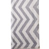 Turkish Bath / Beach Towel (100% Cotton) – Zig Zag – Grey (100x180cm) Turkish Bath / Beach Towel (100% Cotton) – Zig Zag – Grey (100x180cm)