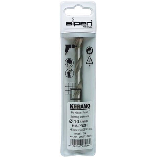 Alpen Profi Keramo Tile Ceramic Marble Bit 4mm
