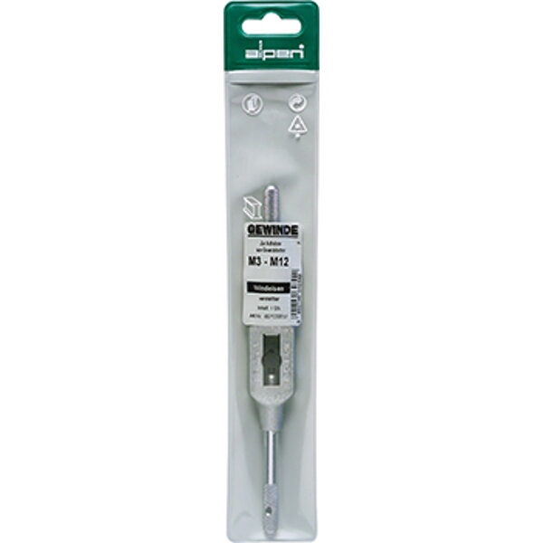 Alpen Tap Wrench M3-12 In Pouch