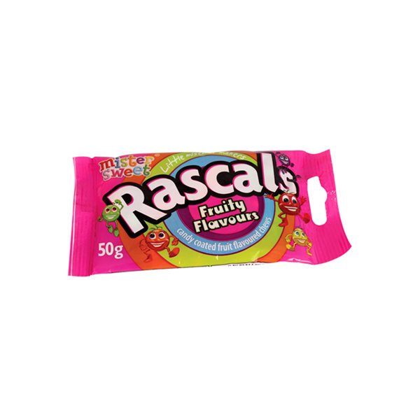 Mister Sweets – Rascals – Fruity – 50g – 24 Pack