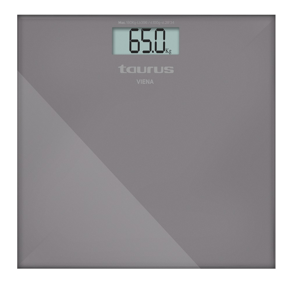 Taurus Bathroom Scale Battery Operated Glass Stone 180kg 3V “Viena”