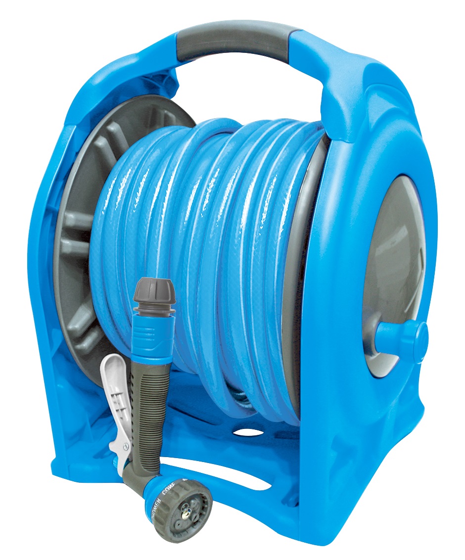 Hose Reel Hose Pipe Set Garden Wall Mounted 25m