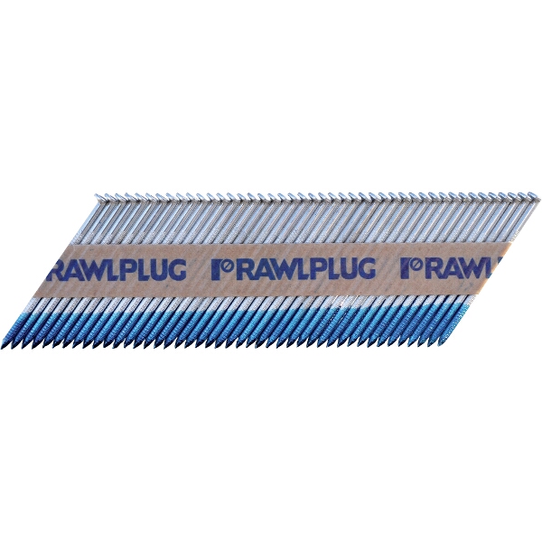Rawlplug Nail Ss Clipped 2.8mmx63mm X3300-Box Paper Collated