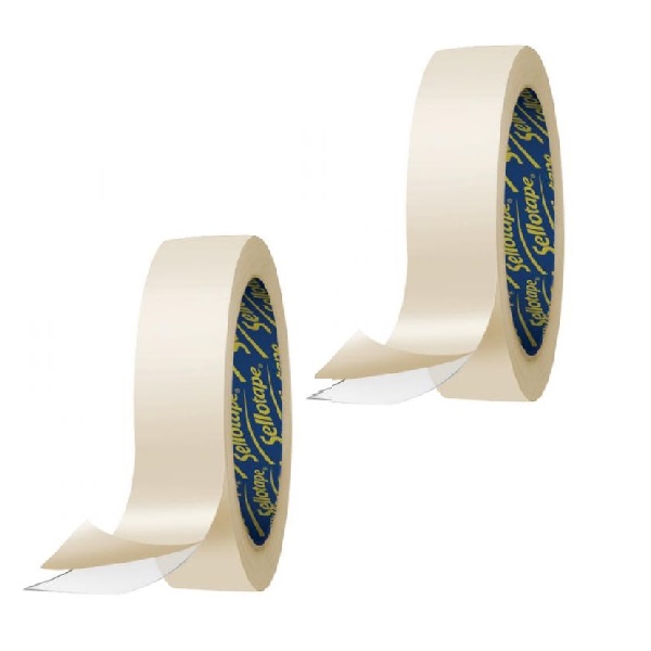 Sellotape Double Sided Clear Tape RDA 18mm x 33m