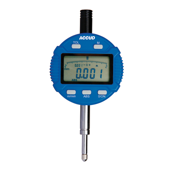 ACCUD Digital Indicator Flat Back 12.7mm/0.5″