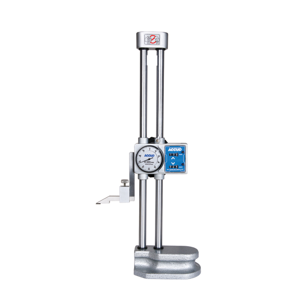 ACCUD Dial Height Gauge 0-300mm/0-12″