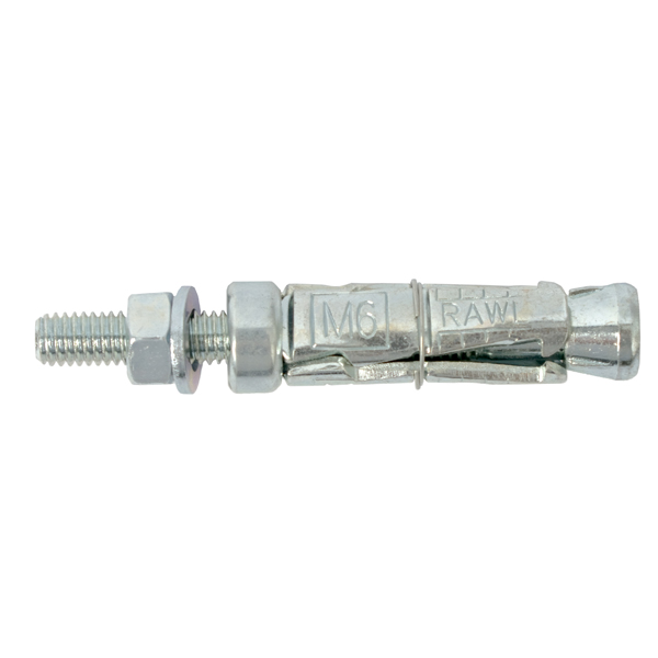 Rawlplug Projecting Bolt M6X65X10mm X4 -Bag
