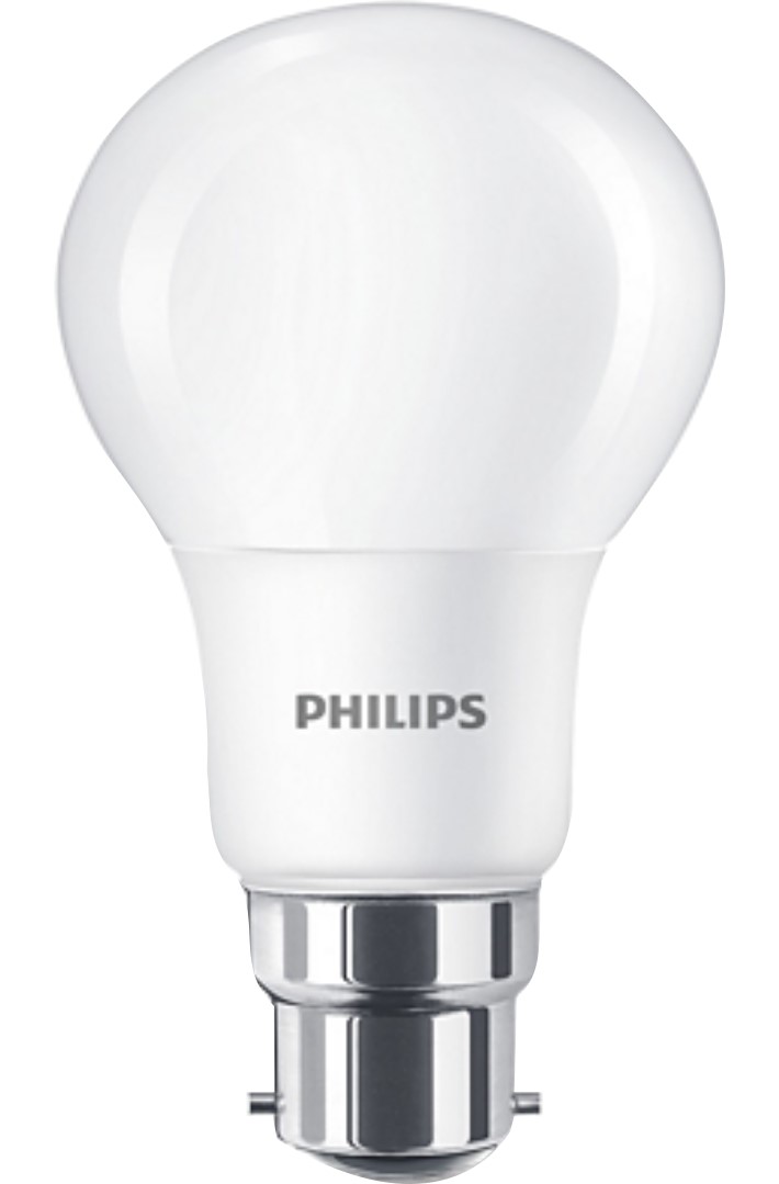 Philips A60 LED LAMP 6W B22 Clip Type  D/L – 12 Pack