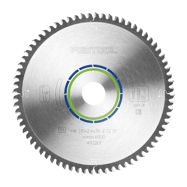 FESTOOL SPECIAL SAW BLADE 210X2,4X30 TF72 493201