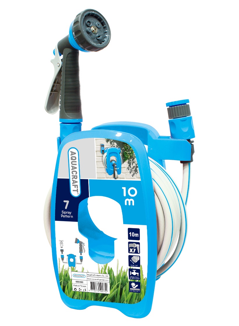 Aquacraft – Hose Pipe 10m incl Reel & Fittings (3/8″)