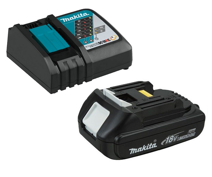 Makita BL1815 Battery & Compact Fast Battery Charger Combo Set