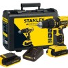 STANLEY 18V Pro Cordless Hammer Drill + 2×1.5Ah Battery + Kitbox STANLEY 18V Pro Cordless Hammer Drill + 2×1.5Ah Battery + Kitbox