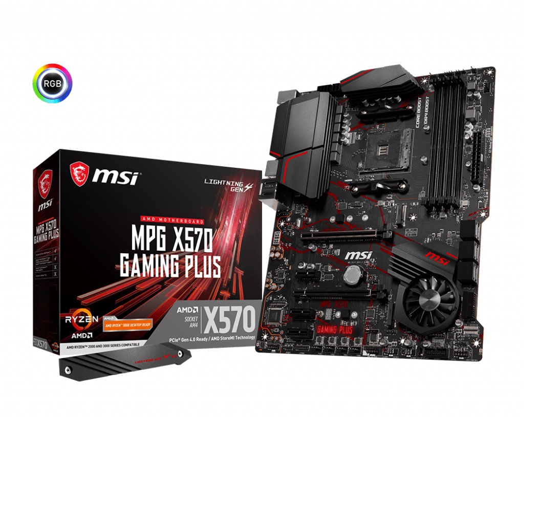 MSI MPG X570 Gaming Plus AMD AM4 ATX Gaming Motherboard