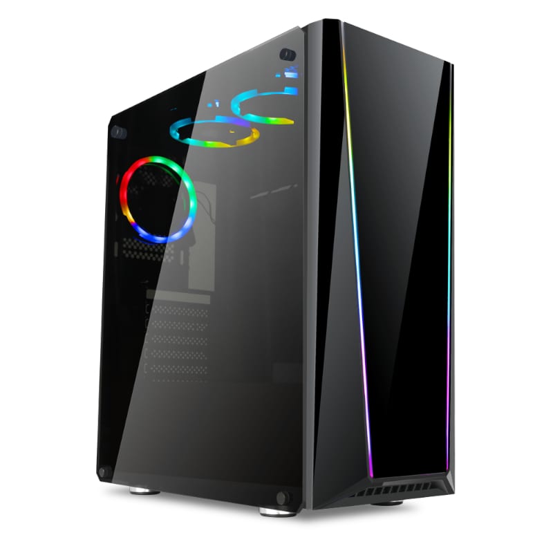 Redragon Tailgate Tempered Glass RGB ATX Gaming Chassis