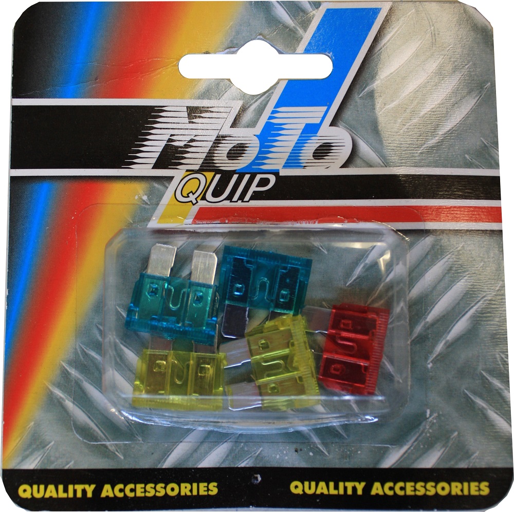 Motoquip Blade Fuse Assort 5 Mixed Amp